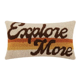 Explore More Hook Accent Pillow - Nature-Inspired Adventure Decor