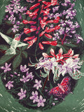 Buckeye Bouquet Screenprint 11x14