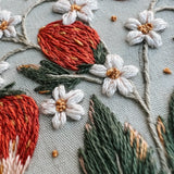 Wild Strawberries Embroidery Kit