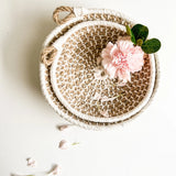 Naomi Nesting Bowls Kit - Jute with Ivory