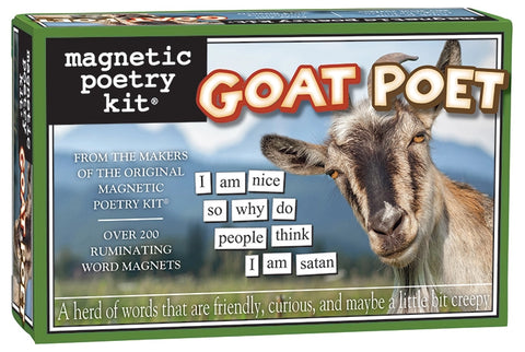 Goat Poet Magnetic Poetry Kit
