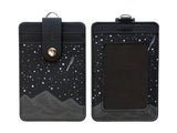 Midnight Mountain ID Badge Holder