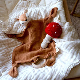 Organic Snuggle Lovey Blanket - Fawn