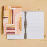 Sunset Stripe Church Notes Notebook