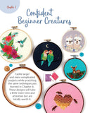 Animal Embroidery Workbook: Step-By-Step Techniques & Patterns for 30 Cute Critters & More by Jessica Long