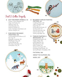 Animal Embroidery Workbook: Step-By-Step Techniques & Patterns for 30 Cute Critters & More by Jessica Long