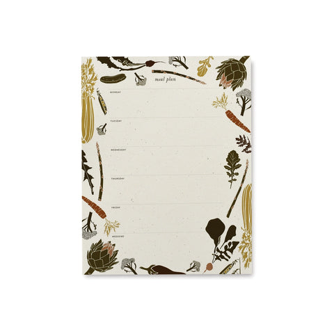 Spring Veggie Meal Planner Desk Pad
