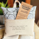 Into the Forest...Muir, Reading Pillow, Tree Ring