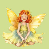 Sunflower Fairy Cake Topper