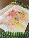 Io Moth Watercolor A7 Greeting Card