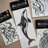 Orca Whale Temporary Tattoo