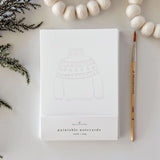 Warm + Cozy Paintable Notecard by Emily Lex