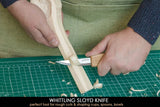 Extended Spoon Carving Set (3 Knives in Roll + Accessories)
