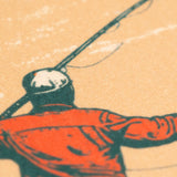 Can't Work Today Arm in A Cast Felt Camp Fishing Flag Banner