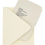 What A Gift To Have, Original Poem Letterpress Card