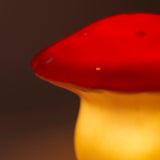 Medium Red Mushroom Lamp w/ Plug