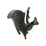 New Cast Iron Verdigris-Style Bat Wall Hook