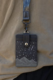 Midnight Mountain ID Badge Holder