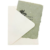 Sweet Baby Girl Letterpress Note Card