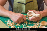 Extended Spoon Carving Set (3 Knives in Roll + Accessories)