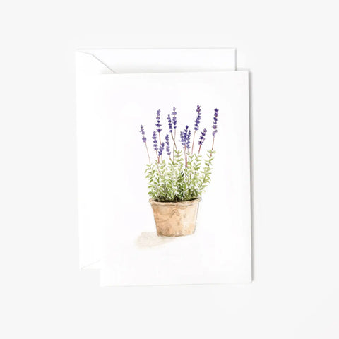 Lavender Mini Notecard by Emily Lex