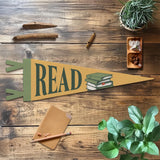 Read Books Felt Pennant
