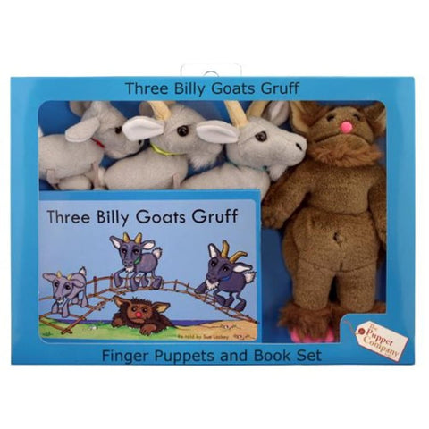 Three Billy Goats Gruff Puppets