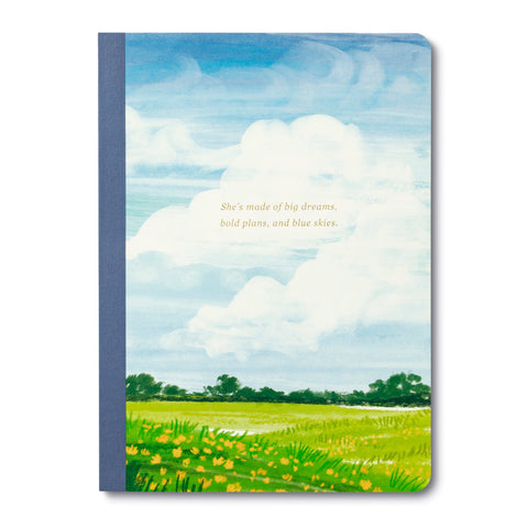 Her Words: She's Made of Big Dreams, Bold Plans, Blue Skies (Composition Notebook)