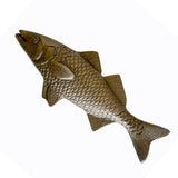 Bass Fish Brass Finished Paperweight
