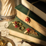 Enamel Mushroom Necklace