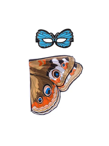 Buckeye Butterfly Wings + Mask