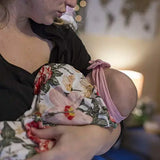 Miaoberry Bamboo Cotton Muslin Floral Swaddle Blankets