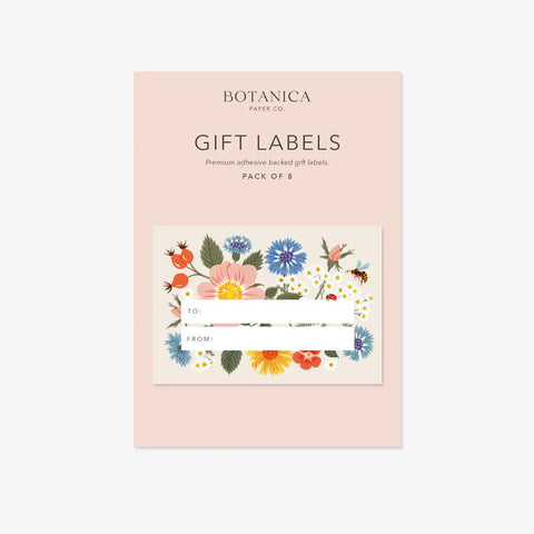Botanist | Gift Labels, Pack of 8