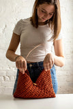 Torrey Tote Kit - Terra Cotta with Wood Handles