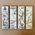 Wooden Bookmark- Bugs