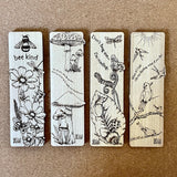 Wooden Bookmark- Bugs