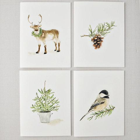 Evergreen Notecard Set