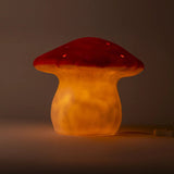 Large Red Mushroom Lamp w/ Plug