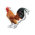 Bantam Rooster Nature Sticker