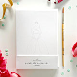 Fairytale Paintable Watercolor Notecard Set by Emily Lex