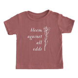 Bloom Against All Odds Flower Kids Shirt - Mauve