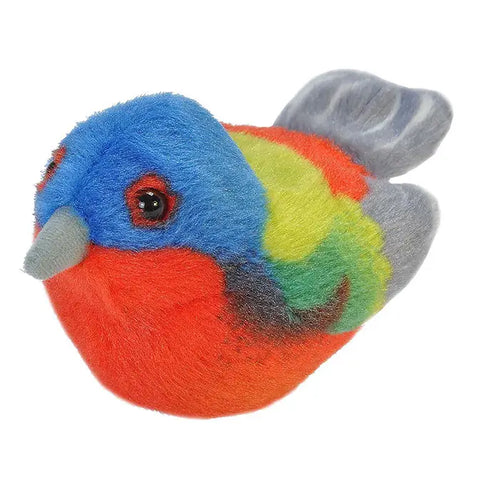 Audubon II Painted Bunting Stuffed Animal W Sound