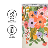 Rifle Paper Co. Garden Party Cream Insulated 16 oz Coffee Mug