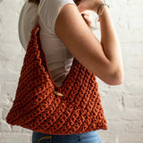 Torrey Tote Kit - Terra Cotta with Wood Handles