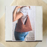 Torrey Tote Kit - Terra Cotta with Wood Handles