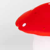 Medium Red Mushroom Lamp w/ Plug