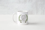 Never Within Doors Charlotte Mason n+n mug by Twig & Moth