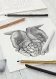 Charcoal Sketch Set For Drawing
