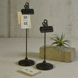 Bookkeepers Clip On Stand, Metal - Lrg - Black