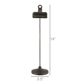 Bookkeepers Clip On Stand, Metal - Lrg - Black